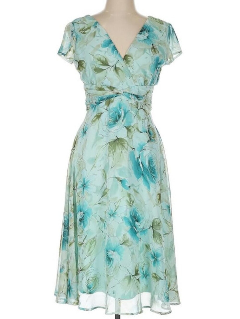 Connected Apparel Floral Midi Dress